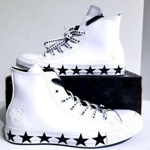 converse x miley cyrus chuck taylor all star high top faux patent